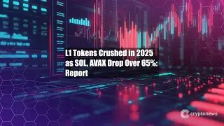 Токены L1 резко упали в цене в 2025 году, а SOL и AVAX снизились более чем на 65%: отчет.