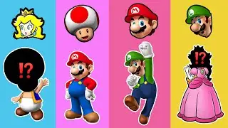 Music Arena Awaits🎤👑 Mario, Luigi, Peach and Toad Join the Ultimate Face Challenge | Funny Animation