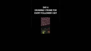 DAY 6 OF DRAWING 1 FRAME  EVERY SUBSCRIBER I GET#art #animation #fyp #shorts #meme #memes #challenge