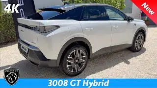 Peugeot 3008 GT Hybrid 2024 FIRST look 4K (Exterior - Interior) Visual Review, Price