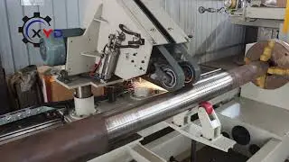 Steel tank shell inside polishing machine from XYD Industries