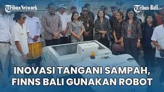 Inovasi Tangani Sampah, FINNS Bali Gunakan Teknologi Robot Bersihkan Pantai di Berawa Badung Bali