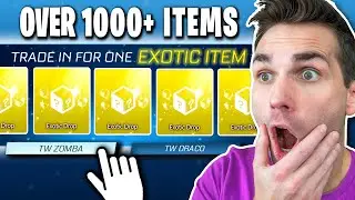 TRADING UP *ALL* OF MY ITEMS! pt.2 (600+ Exotic Trade Ups)