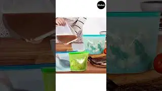 silicone food storage bags | fridge storage bag | silicone bag reviews | kitchen bag | #shorts