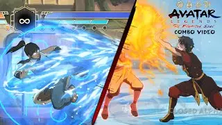 Avatar Legends: The Fighting Game - KORRA and ZUKO 【CMV】|| Combo Video