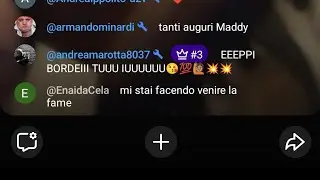 Maddy sta trasmettendo dal vivo.