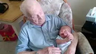 Alexander & Great Grandpa Meet For The First Time