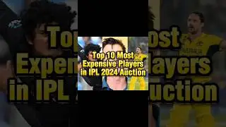 Top 10 Most Expensive Players in IPL 2024 Auction #ytshorts #ipl2024auction #expensiveiplplayers