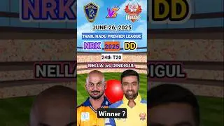 Nellai vs Dindigul Match Prediction Today | NRK vs DD Tnpl Toss Winner Today #toss #tnpl #prediction