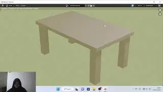 PROCEDURE TEXT - HOW TO MAKE A TABLE OBJECT WITH THE BLENDER APPLICATION