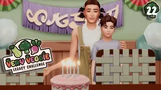 Very Veggie Legacy Challenge Ep:22 | Our Family is aging up 🎂 + Liberty tries to kill the family 🔥