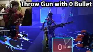 10 Million IQ Move by Throwing 0 Bullet GUN in Yoru ULT | Redami