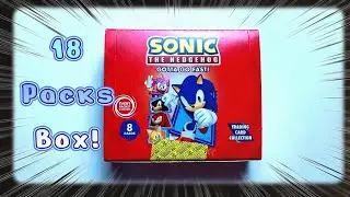 Sonic The Hedgehog Trading Card Box! 18 Packs! 144 Cards To Pull & Rare Limited Edition Card Pt1