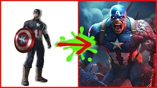SUPERHEROES 🔥 but MONSTERS💥 All Characters (Marvel & DC)