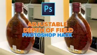 Amazing PHOTOSHOP HACK, Refocus your camera in Photoshop: adjustable depth of field!