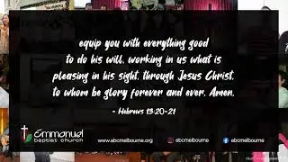 Waiting Well (Bersabar Menanti) - EBC Sunday Service | 18 Jan 2026