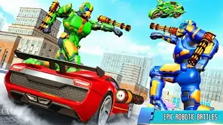 Modern Bus Robot Transform Bike Robot Games