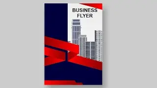 Professional business flyer design in CorelDRAW | Corporate flyer | Coreldraw tutorial | 3D brochure