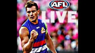 AFL Live Gameplay - Melbourne v Western Bulldogs R8 2016
