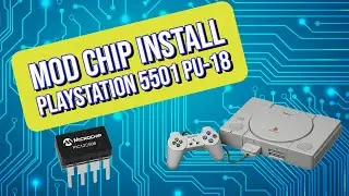 Установка модчипа PlayStation 5501 PU 18