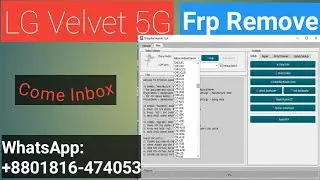 LG Velvet 5G ( LM-G900N)   Bypass  Remove By Octoplus  Box