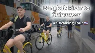 Bangkok River to Chinatown 4K Walking Tour 🇹🇭 | Immersive Thailand City Walk Part 1