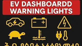 Electric Car Dashboard Warning Light Explained For Driver. 