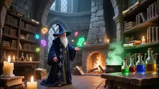 Inside the Wizard’s Tower — Cozy, Fantasy, Medieval, Style Music Ambience #fantasy #ambient #arcane