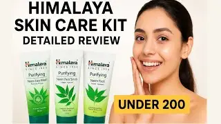 HIMALAYA Neem Facial kit😍|Worth buying 💯|under ₹200| #youtube#glamgirldiary #himalayaskincare#Review
