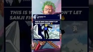 This is why oda didn't let Sanji fight Kaido🔥... #animeshorts #onepiece