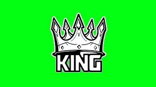 The symbol of a king Green screen | no copyright | free 2022