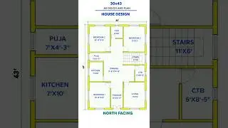 30x43 House Design #home #30x50kagharkanaksha #housedesign #2bhkhousedesign #homedesign #property