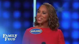 Steve's still SALTY about the POOL BOY... | Celebrity Family Feud
