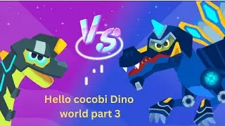 hello dino T-rexsarous vs brachios cartoon fight game #games