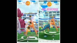 Pokemon Go-Normal Deoxys(代歐奇希斯) Raid mock solo by 6 unique dark pokemons(no weather boost)16/2/22