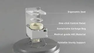Modiwell Portable Dry Flush Toilet for Best Bathroom UX | modiwell.net