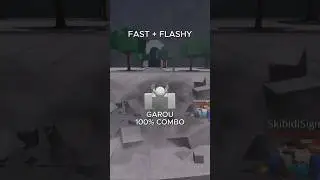 FLASHY + FAST Garou One Shot Combo #tsb #roblox
