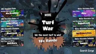 Splatfest #5 - Dark Chocolate vs. Milk Chocolate vs. White Chocolate 2, 10x Battles