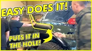 Tjin Edition 1994 Toyota Land Cruiser Overland SEMA Build Часть 6 - Army Green - ДАЮУМ!