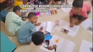 Icon English  Medium  School  Abhona  Diwali  celebration 