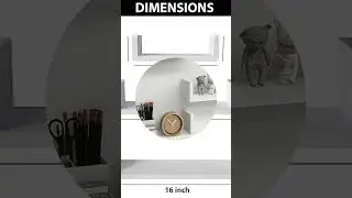 Wall Mount Display U Shape Wall Shelf! 🏠 #new #homedecor #wallshelves #shortvideo #shortvideo #home
