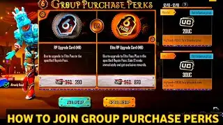 group purchase perks pubg m6 | how to join group purchase perks | group purchase perks event explain