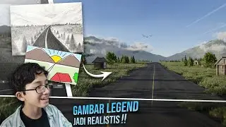 Gua Bikin GAMBAR LEGEND Anak SD Jadi 3D Animation Realistis!!