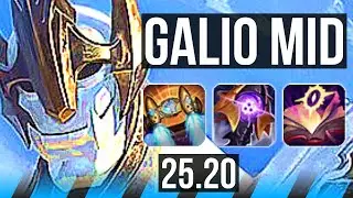 GALIO vs ZED (MID) | 11/0/12, Legendary | KR Diamond | 25.20