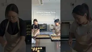 This is how we made 800 cheese tarts&hellip; in just 2 hours.