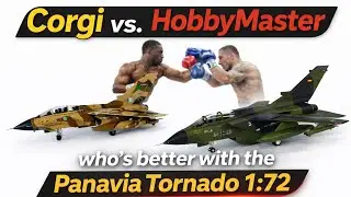 A Diecast battle / dogfight the Panavia Tornado IDS 1:72 Diecast Comparison | Hobbymaster vs Corgi