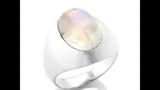 Nicky Butler Oval Gemstone Sterling Silver Solitaire Ring