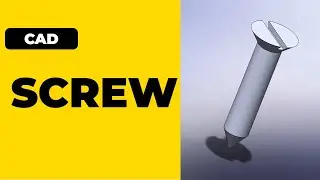 Mastering Screw Design in SolidWorks: A Step-by-Step Tutorial #cad #solidworkstutorial