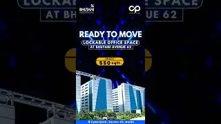 Bhutani Infra Cyberpark | Ready to Move Lockable Office Space #commercialoffice #ReadytoMoveOffice