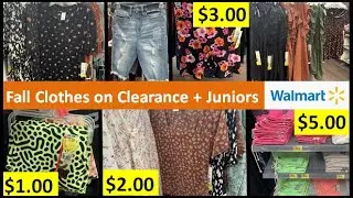 WALMART JUNIORS CLOTHING CLEARANCE! WALMART FALL CLOTHING CLEARANCE! WALMART CLOTHING HAUL!